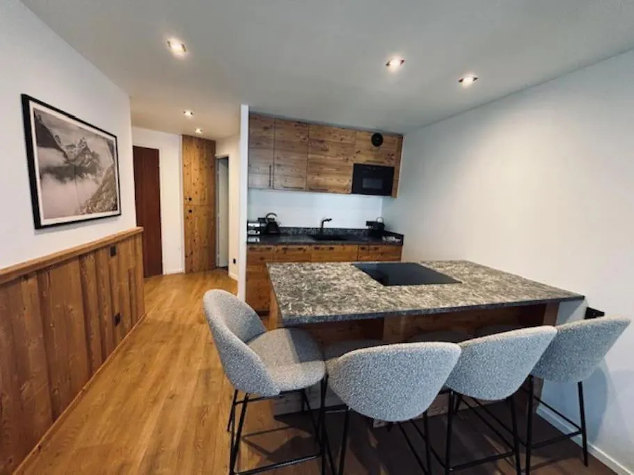 아파트 Loubatiere, Superbe Appartement Renove Au Coeur De La Station 몽제네브르